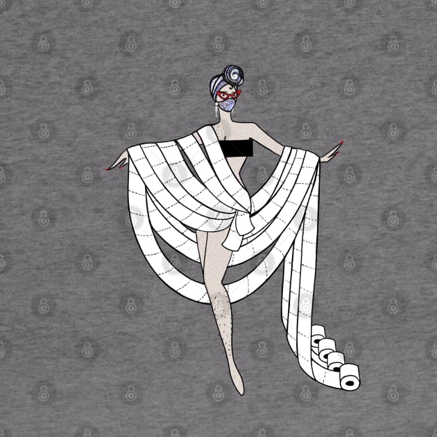 Toilet Paper Couture by Illustrating Diva 